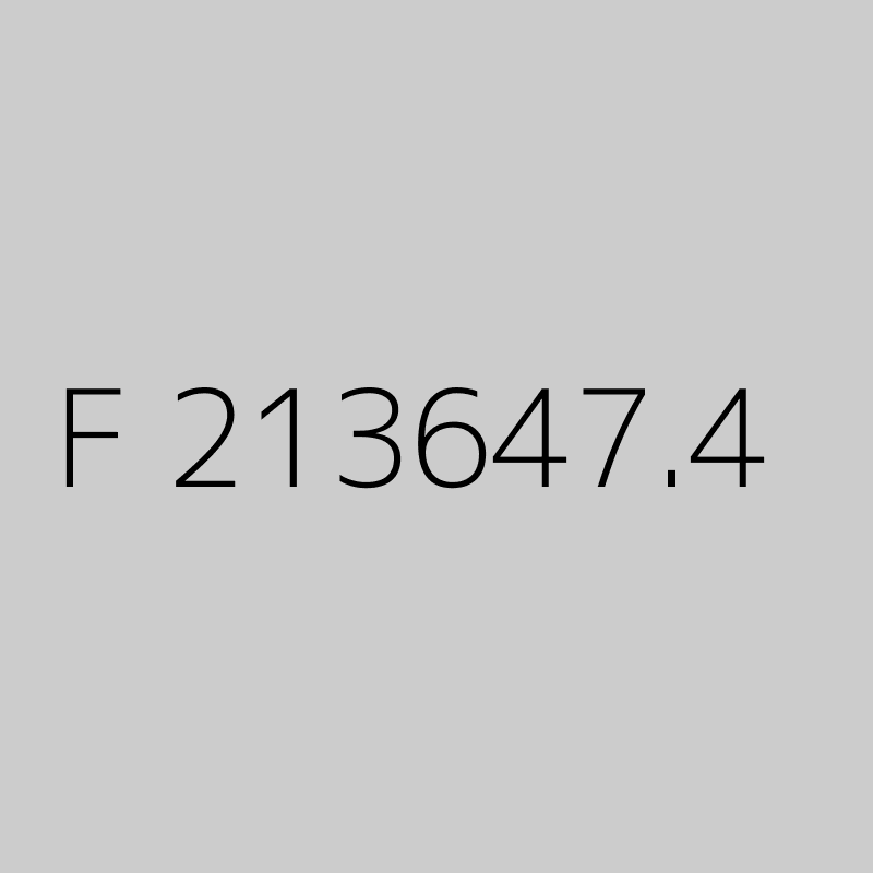 F 213647.4 
